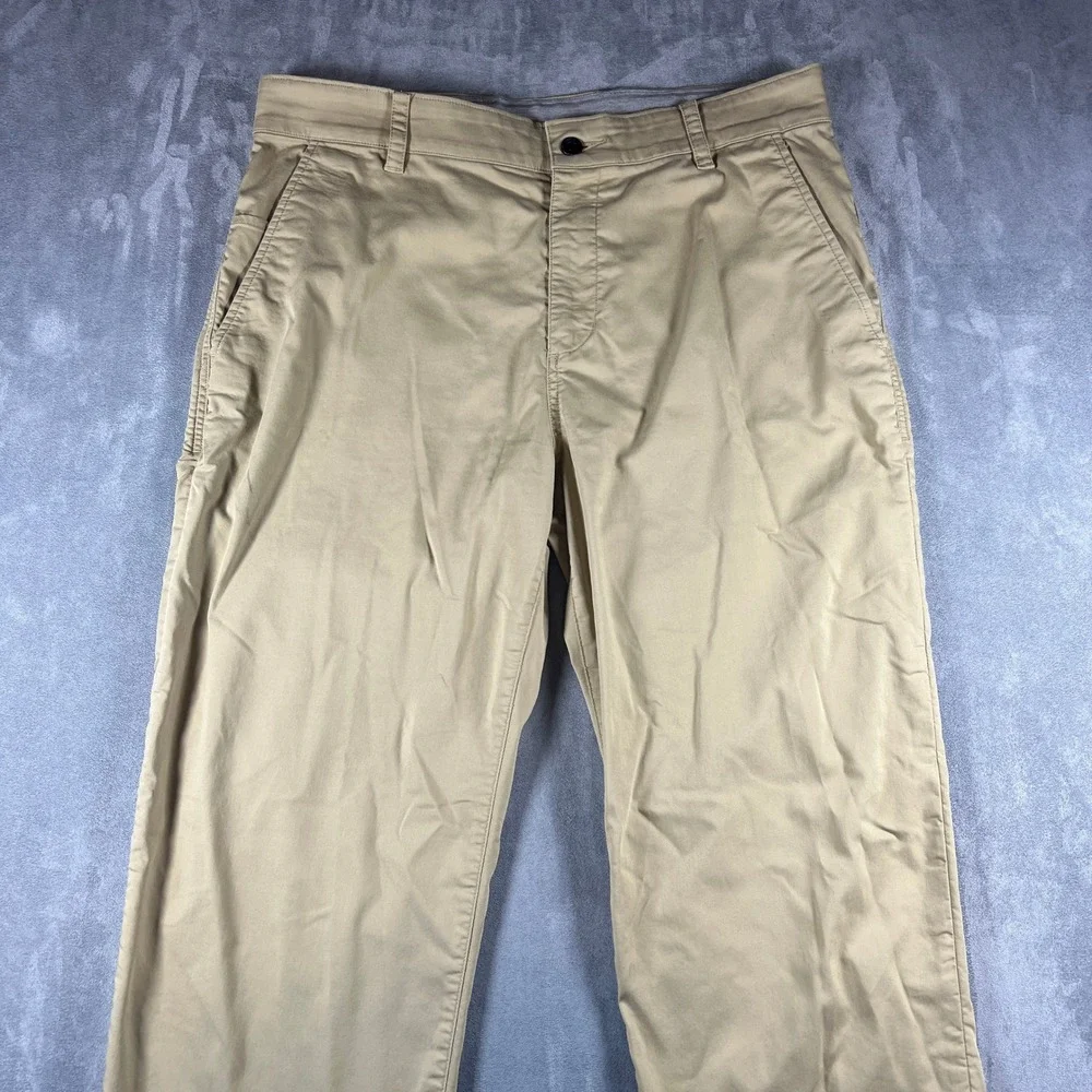 Nike Dri-FIT Mens Chino Golf Pants Khaki Tan Beige 32x32 Stretch Casual